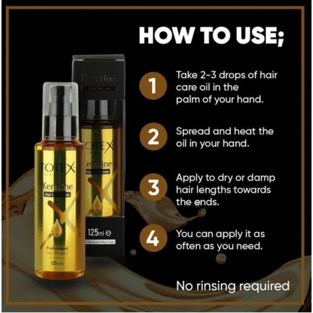 Keratine Hair Care Serum 125 ml